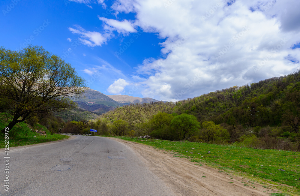 Beautiful spring landscape, Armenia