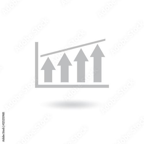 Free Download Statistics Icon vector isolated on white background. Graph symbol for your design, logo, application, presentation, UI - GFXLoad