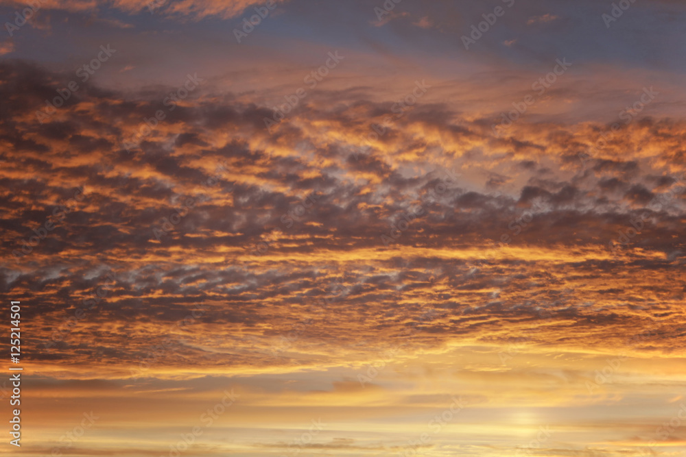 Golden unusual clouds Golden unusual clouds