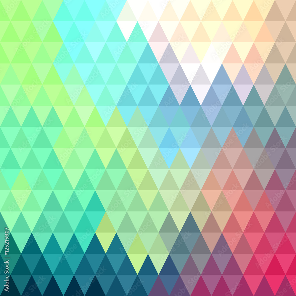 Colorful mosaic geometric background