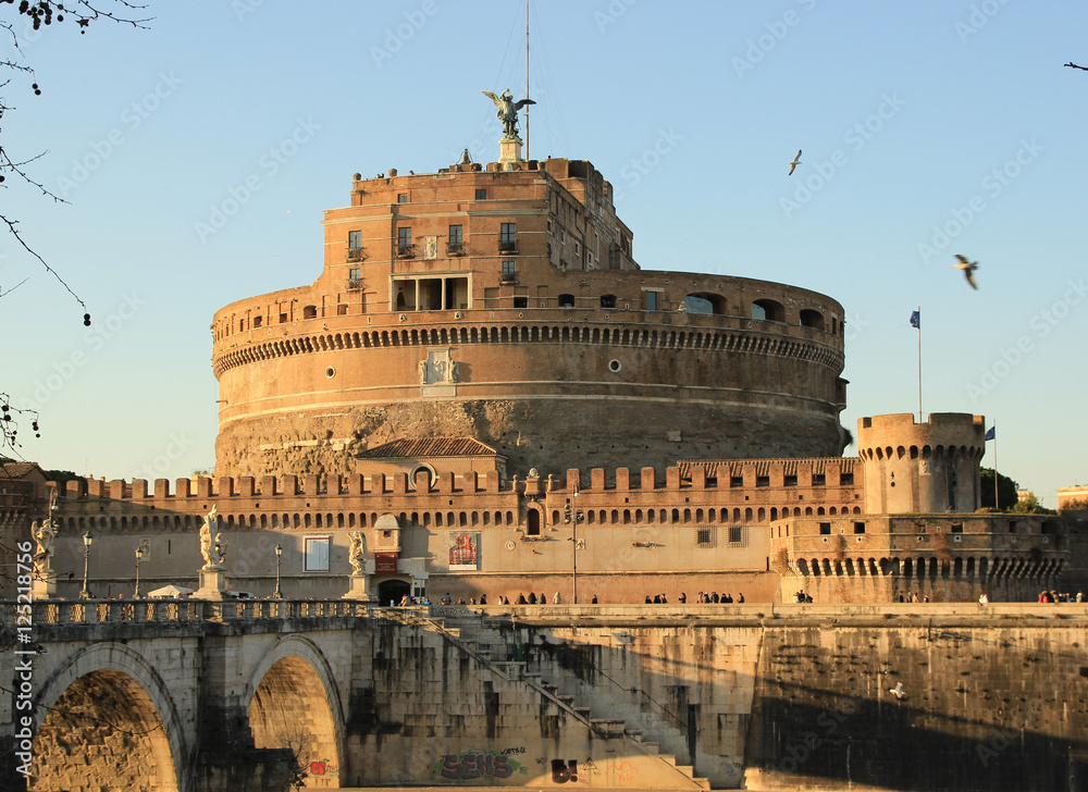 Castel Sant'Angelo (Castle of the Holy Angel)  Rome, Italy