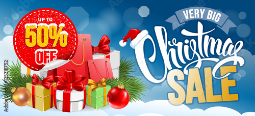 Christmas Sale Design Template