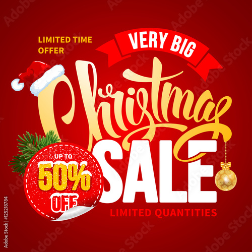 Christmas Sale Design Template