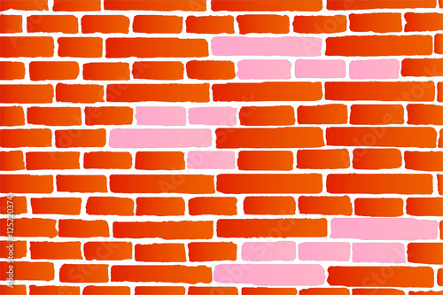 Fundo muro com tijolos vermelhos 