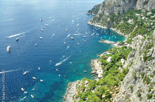 Vista general Isla de Capri photo