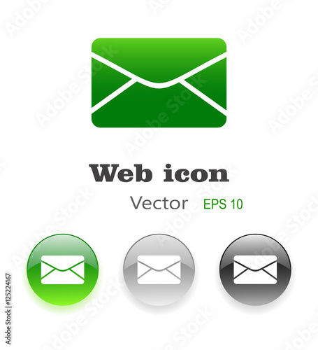 Button with the email icon