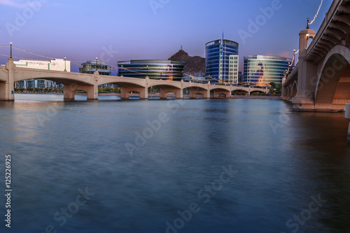 Tempe Arizona At Blue Hour