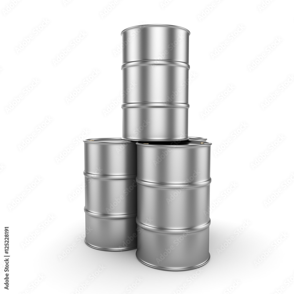 3D rendering aluminum barrel 3D rendering aluminum barrel