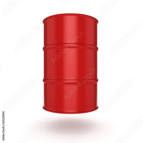 3D rendering red barrel