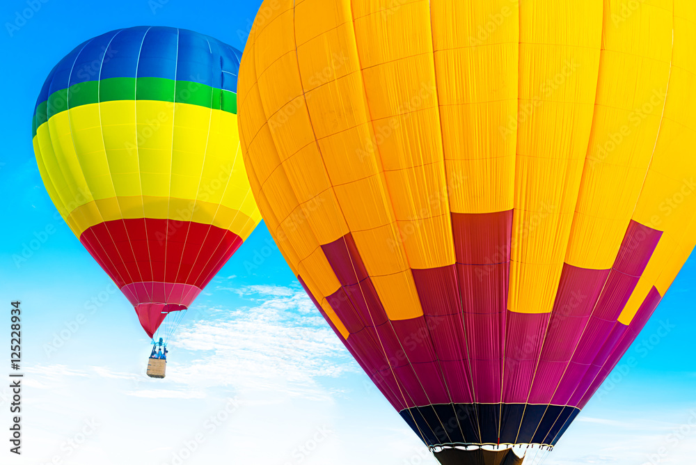 Fototapeta premium balloons on blue sky
