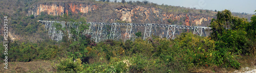 Gokteik Viaduct railroad bridge photo