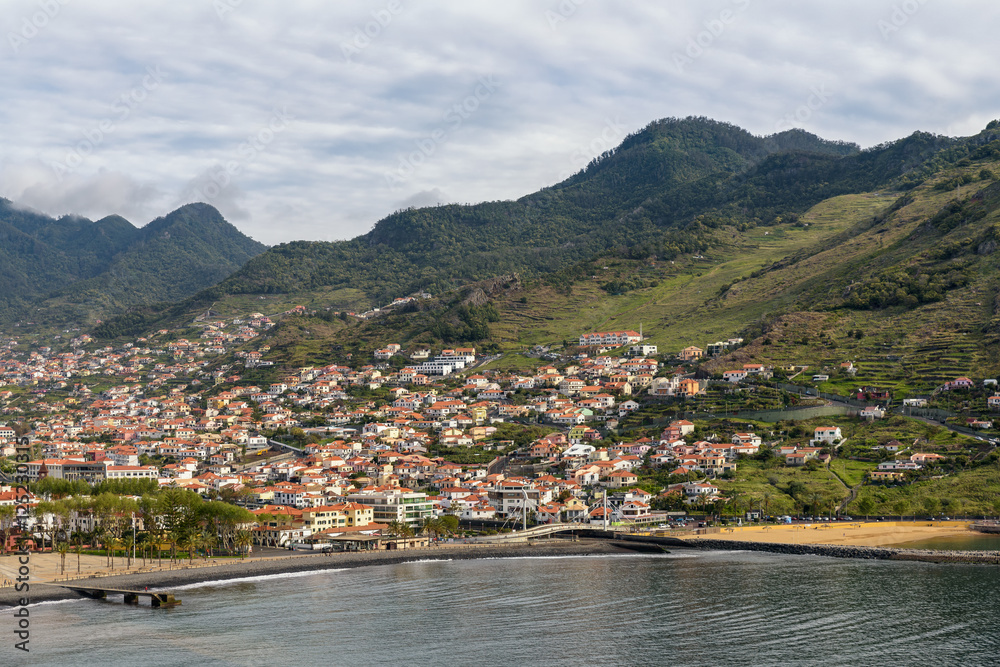 View of Machico, Madeira Island, Portugal