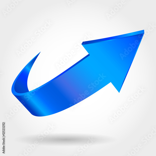 Blue arrow