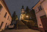 Krasna Lipa town in north Bohemia