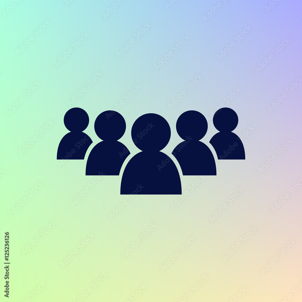 Add new user account flat icon for apps Add new user account flat icon for apps