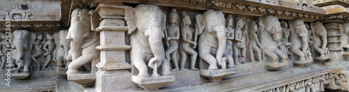 Elephant sculptures photo