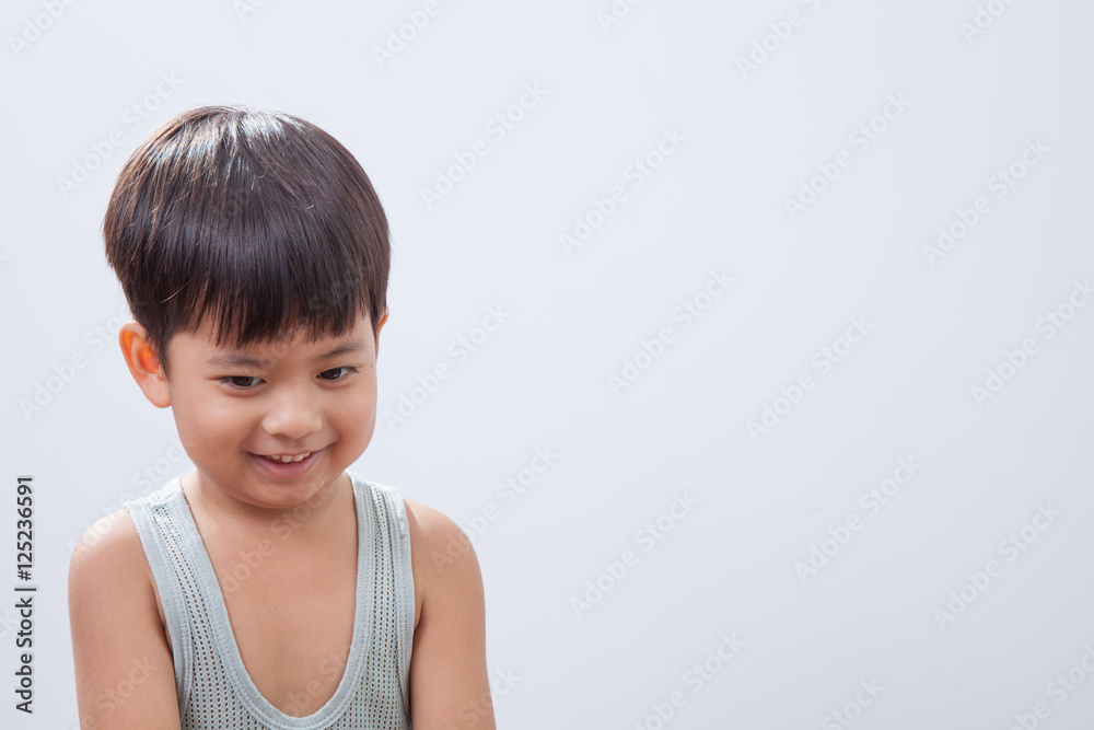 Little Asian boy smiling Little Asian boy smiling