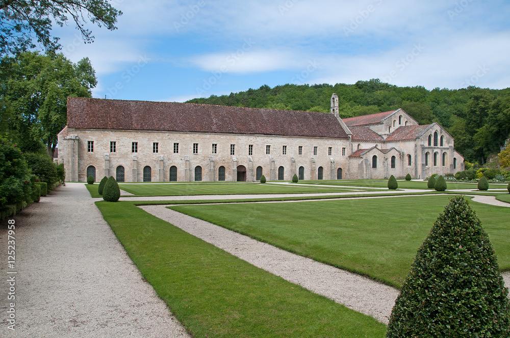 Abbaye de Fontenay in Burgundy, France