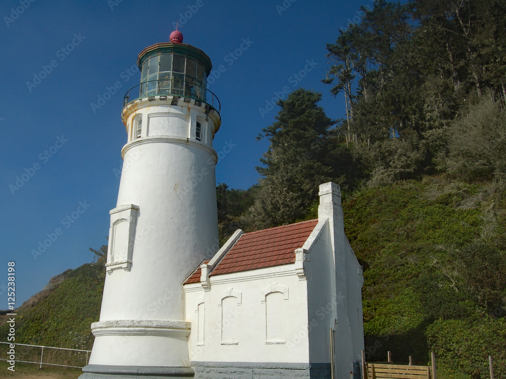 Oregon coast lighthouse