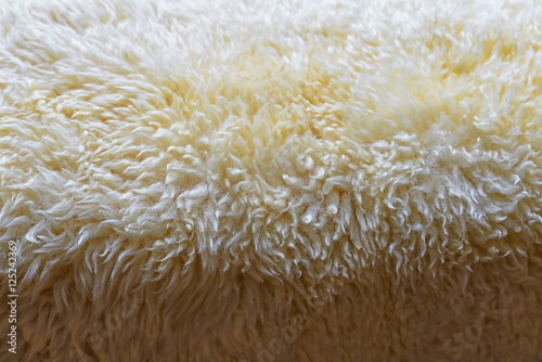 Wool texture as background.