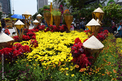 flower festival for Lunar new year decoration