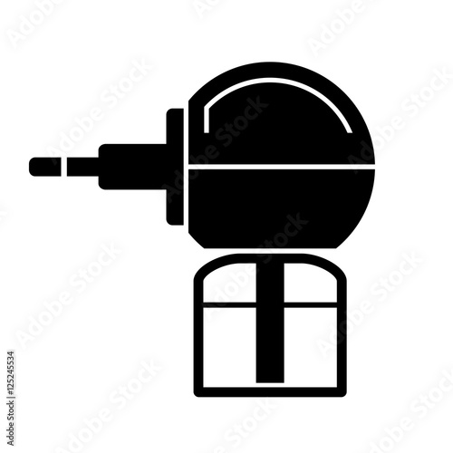 anti mosquito fumigator black symbol vector