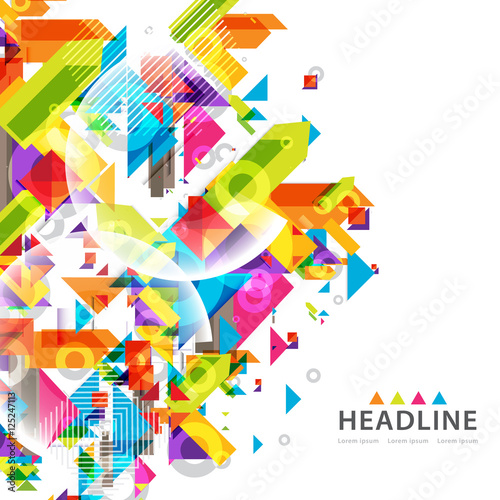 Brochure header layout