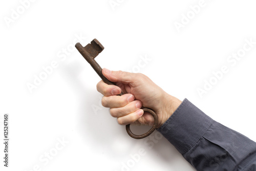 key in a hand © villorejo