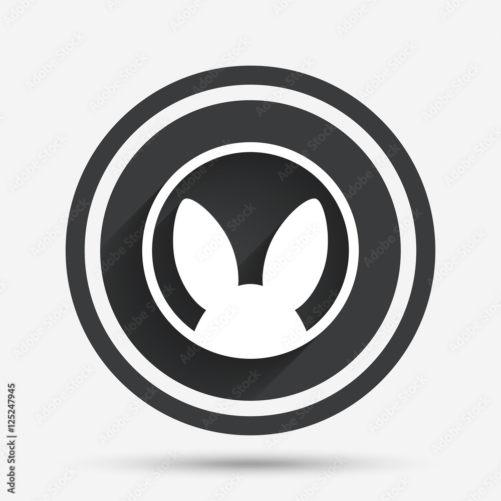 No animals testing sign icon. Not tested symbol. No animals testing sign icon. Not tested symbol.