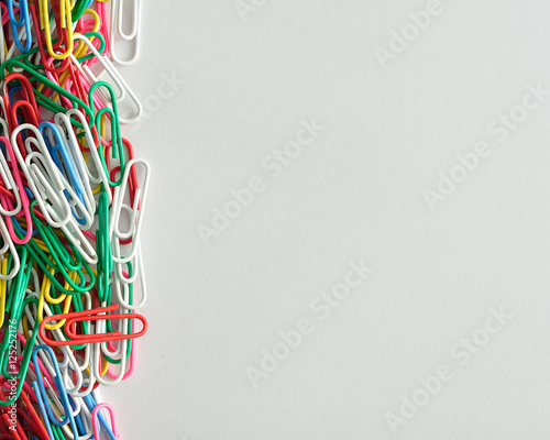 Colorful paper clips