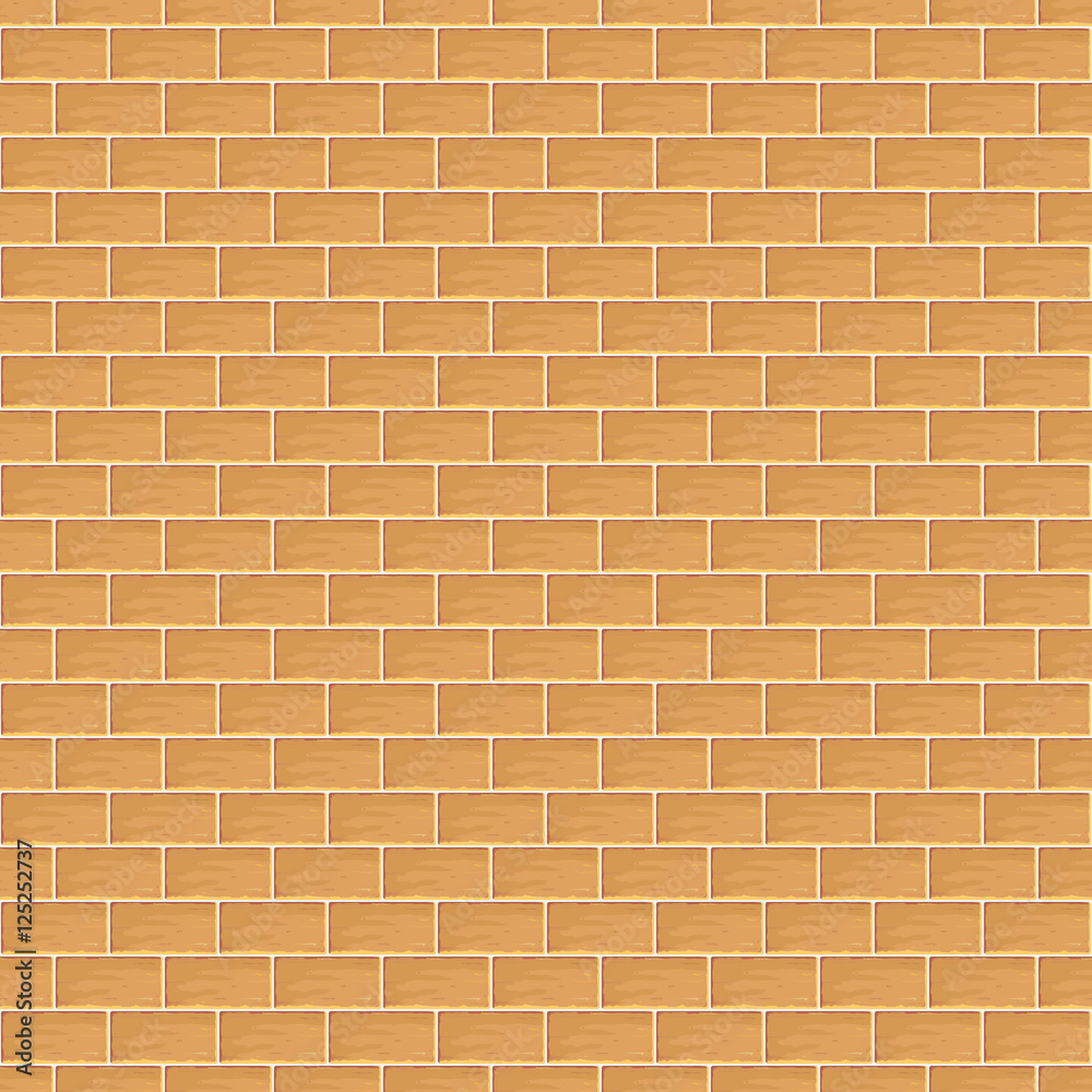 Brick wall seamless Vector illustration background - texture pattern for continuous replicate. Brick wall seamless Vector illustration background - texture pattern for continuous replicate.