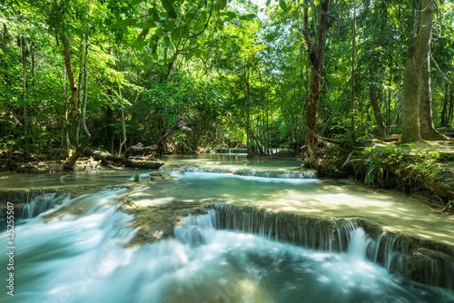 Hauy Meakamin waterfall, Located Kanchanaburi Province, Thailand