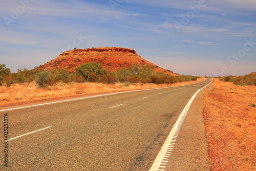 Australian endless outback road