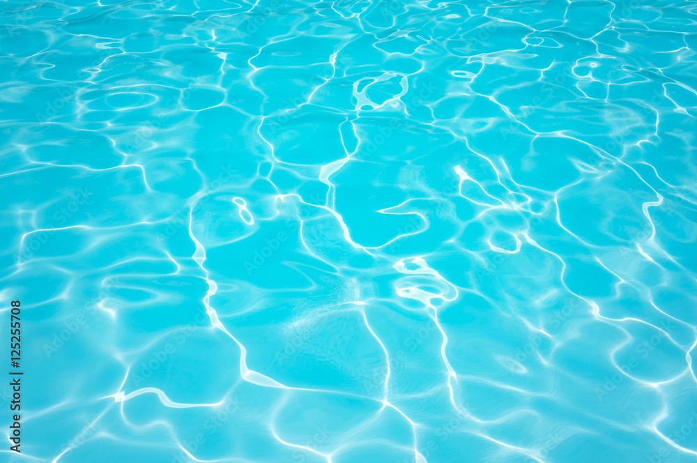 Beautiful water surface in swimming pool