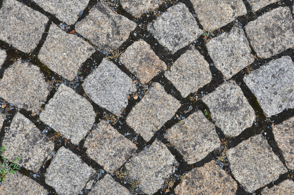 Cobblestone paving background Cobblestone paving background
