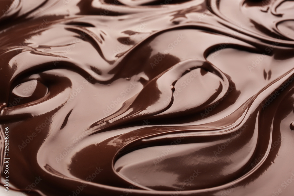 Melted chocolate background Melted chocolate background