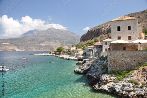 Limeni, the harbor of Areopolis, on the Mani Peninsula
