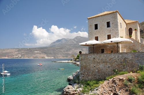 Limeni, the harbor of Areopolis, on the Mani Peninsula