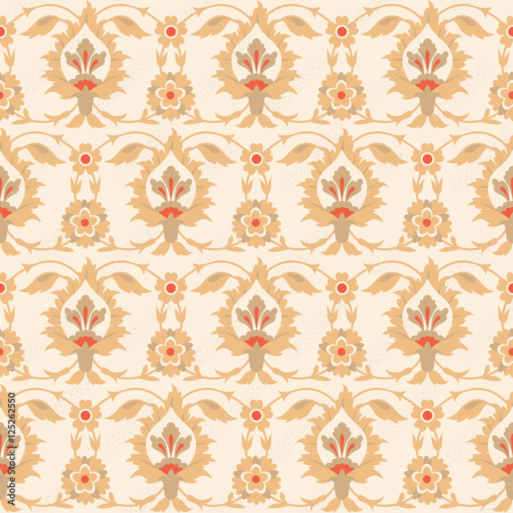 Floral pattern in eastern style Floral pattern in eastern style