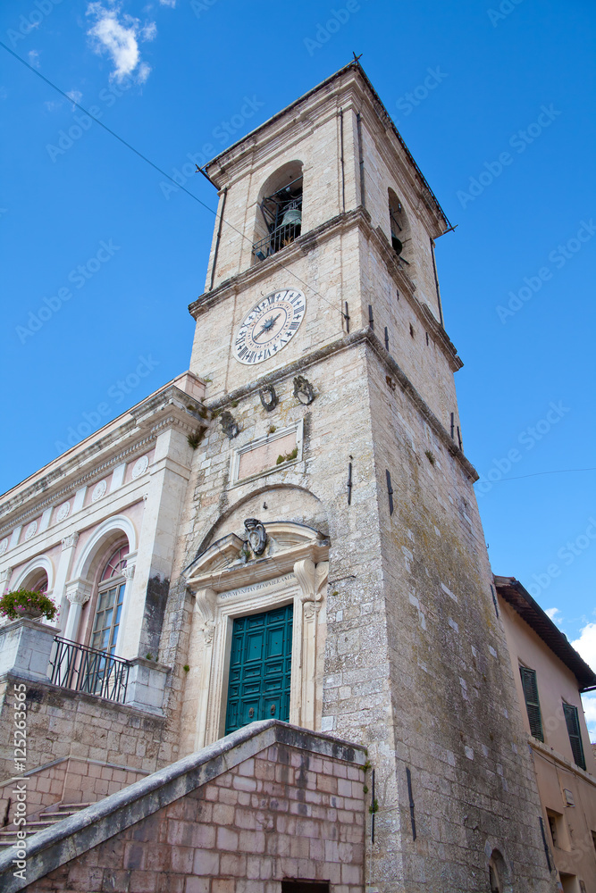 Norcia Town Hall Tower