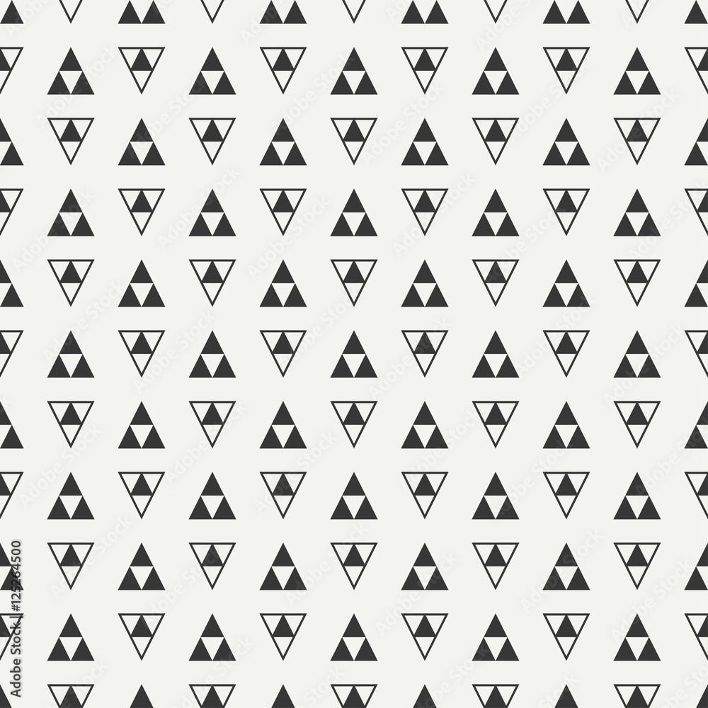 Geometric line monochrome abstract hipster seamless pattern with triangle. Wrapping paper. Scrapbook paper. Tiling. Vector illustration. Background. Graphic texture for your design, wallpaper. Geometric line monochrome abstract hipster seamless pattern with triangle. Wrapping paper. Scrapbook paper. Tiling. Vector illustration. Background. Graphic texture for your design, wallpaper.