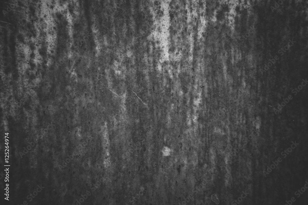 Fototapeta premium Black and White Old Metal Iron Rust Texture