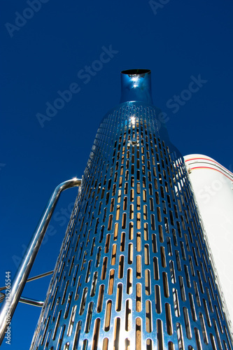Shiny Truck Exhaust Stack