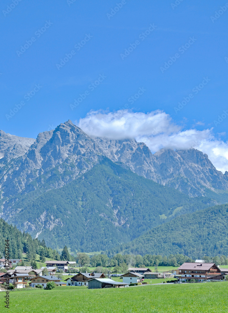 im Pillerseetal bei St.Jakob in Haus nahe Kitzbühel und Fieberbrunn in Tirol,Alpen,Österreich