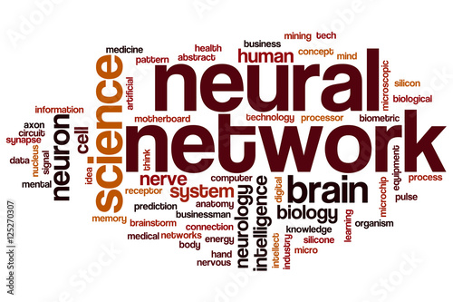 Neural network word cloud