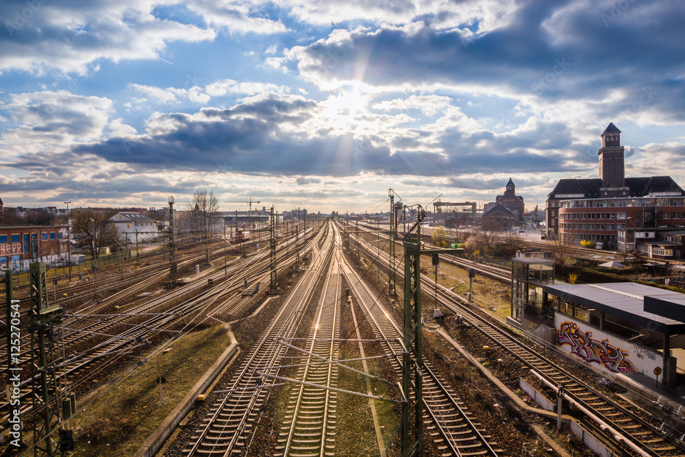 Bahntrasse am Westhafen, Berlin