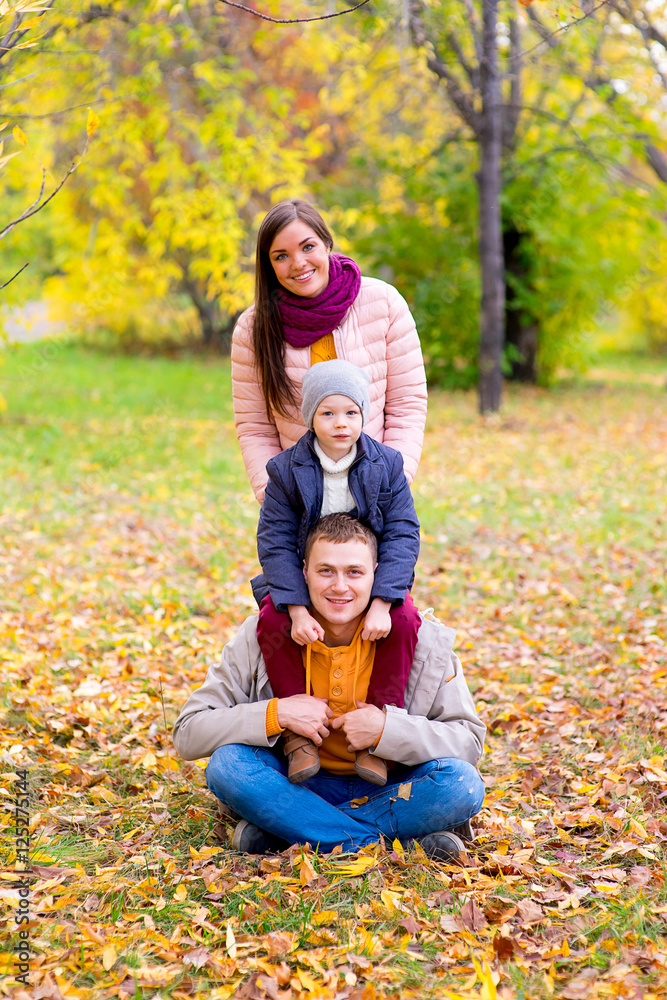 family pretend pyramid autumn park family pretend pyramid autumn park