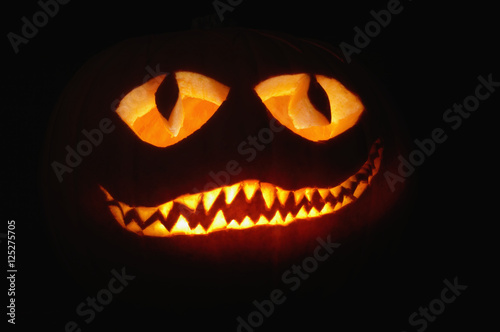 grinsender Halloween Kürbis © fpic