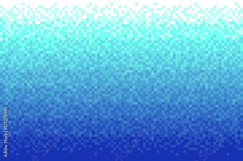 Pixel blue gradient background