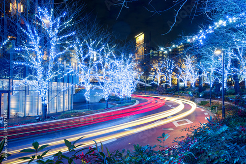 Winter Illumination in Tokyo near Roppongi Hills photo